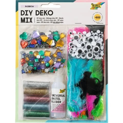 folia Deko-Mix-Bastelset, über 600 Teile (EAN: 4001868024548)