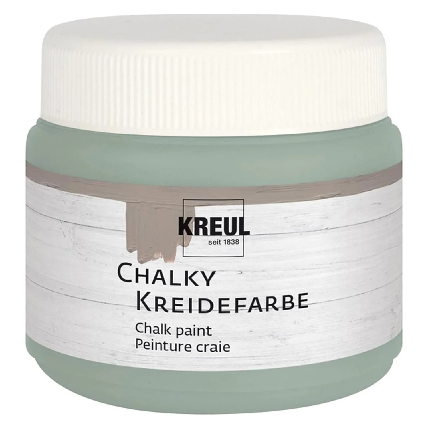 KREUL Kreidefarbe Chalky, Herbal Green, 150 ml (EAN: 4000798113766)