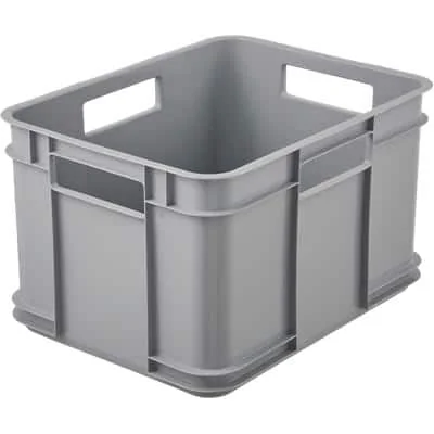 keeeper Aufbewahrungsbox Euro-Box M "bruno eco", stone grey (EAN: 4052396105353)