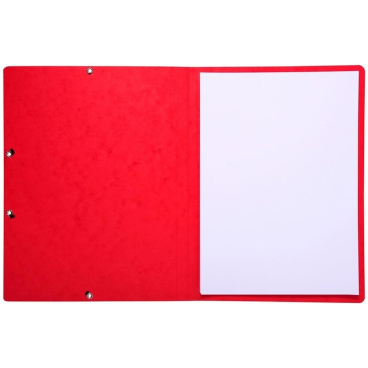EXACOMPTA Eckspannermappe, DIN A4, aus Karton, rot (EAN: 3130630554158)
