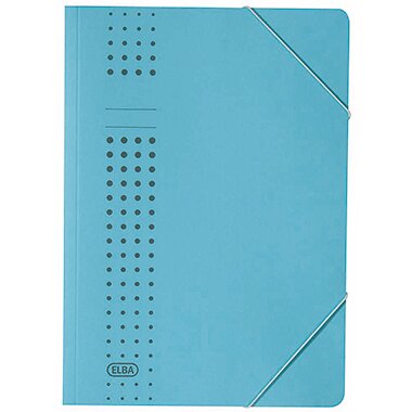 ELBA Eckspannermappe chic aus Karton, A4, blau (EAN: 4002030331082)