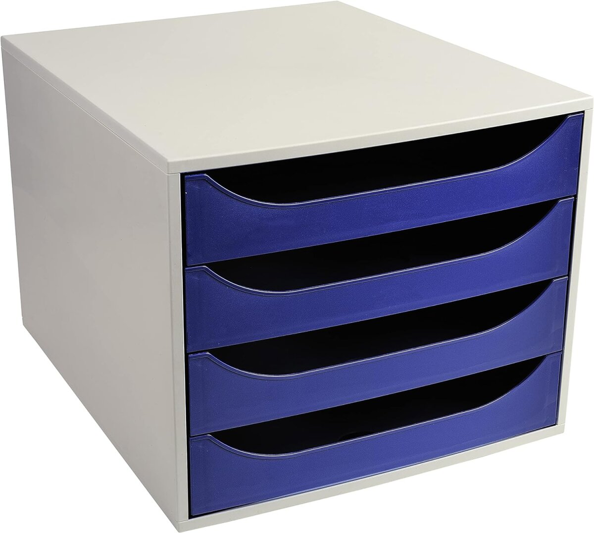 EXACOMPTA Schubladenbox ECOBOX, 4 Schübe, nachtblau (EAN: 9002493423770)