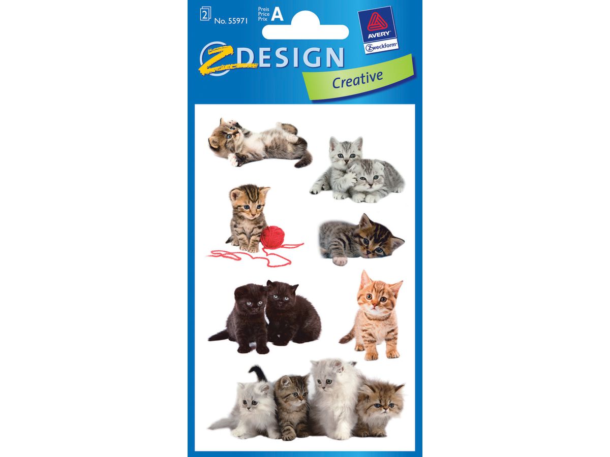 ZDesign KIDS Sticker "Katzen-Babies", bunt (EAN: 4004182559710)