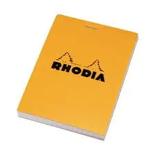 RHODIA Notizblock No. 12, 85 x 120 mm, kariert, orange (EAN: 3037920122007)