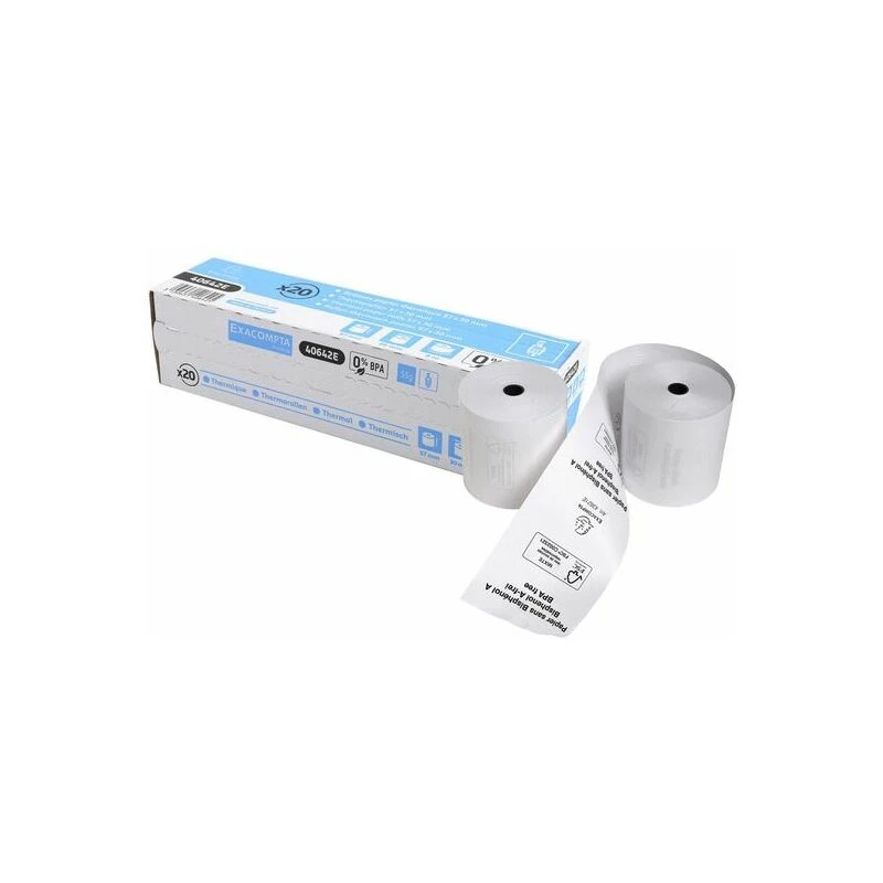EXACOMPTA Thermorollen für Kassensysteme, 57 mm x 18 m (EAN: 3130631403493)