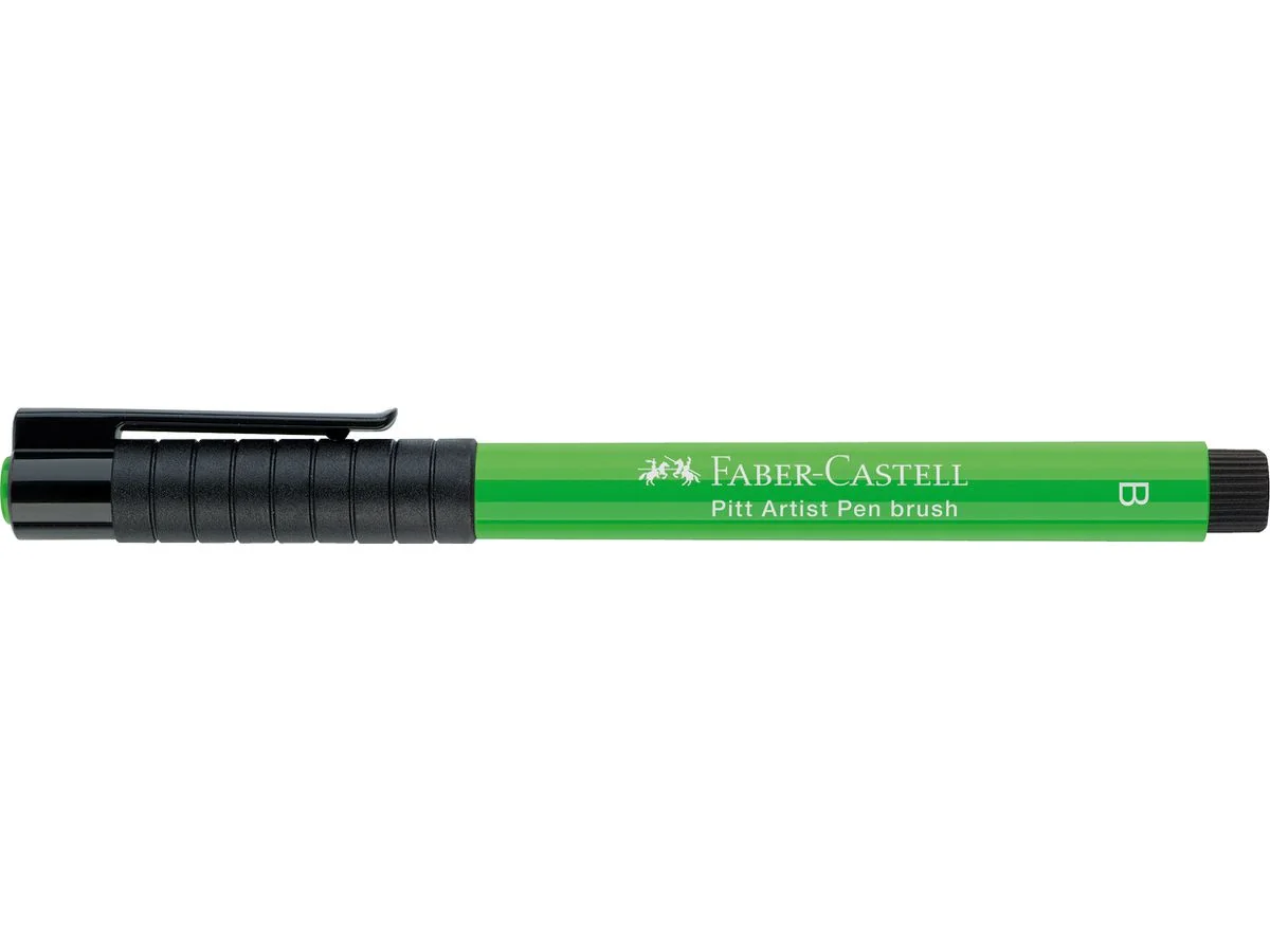 FABER-CASTELL Tuschestift PITT artist pen, laubgrün (EAN: 4005401674122)