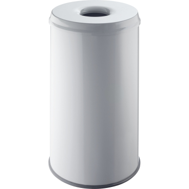 helit Stahl-Papierkorb "the guardian", 50 Liter, lichtgrau (EAN: 4012086061635)