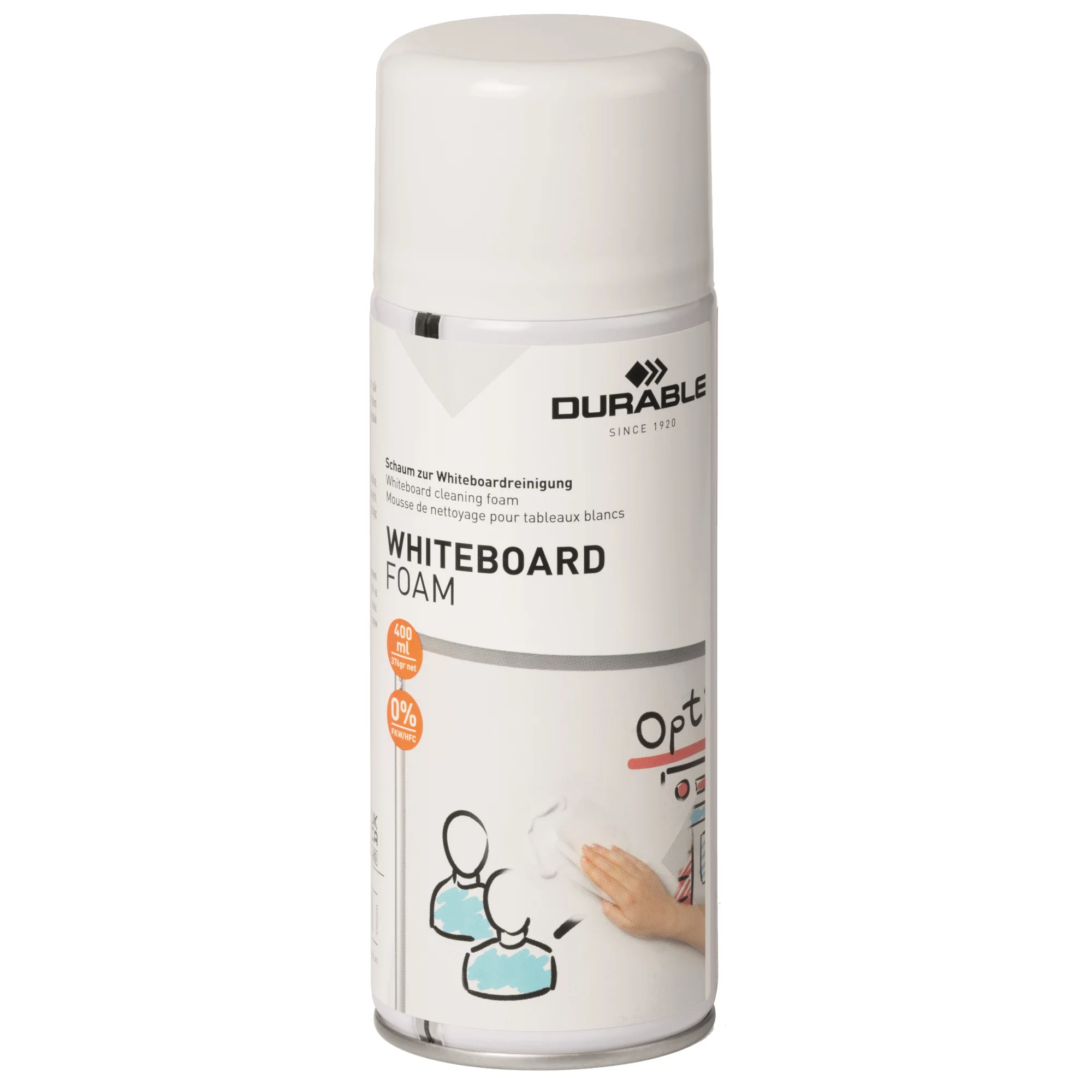 DURABLE Weißwandtafel-Reinigungsschaum WHITEBOARD foam (EAN: 4005546503332)
