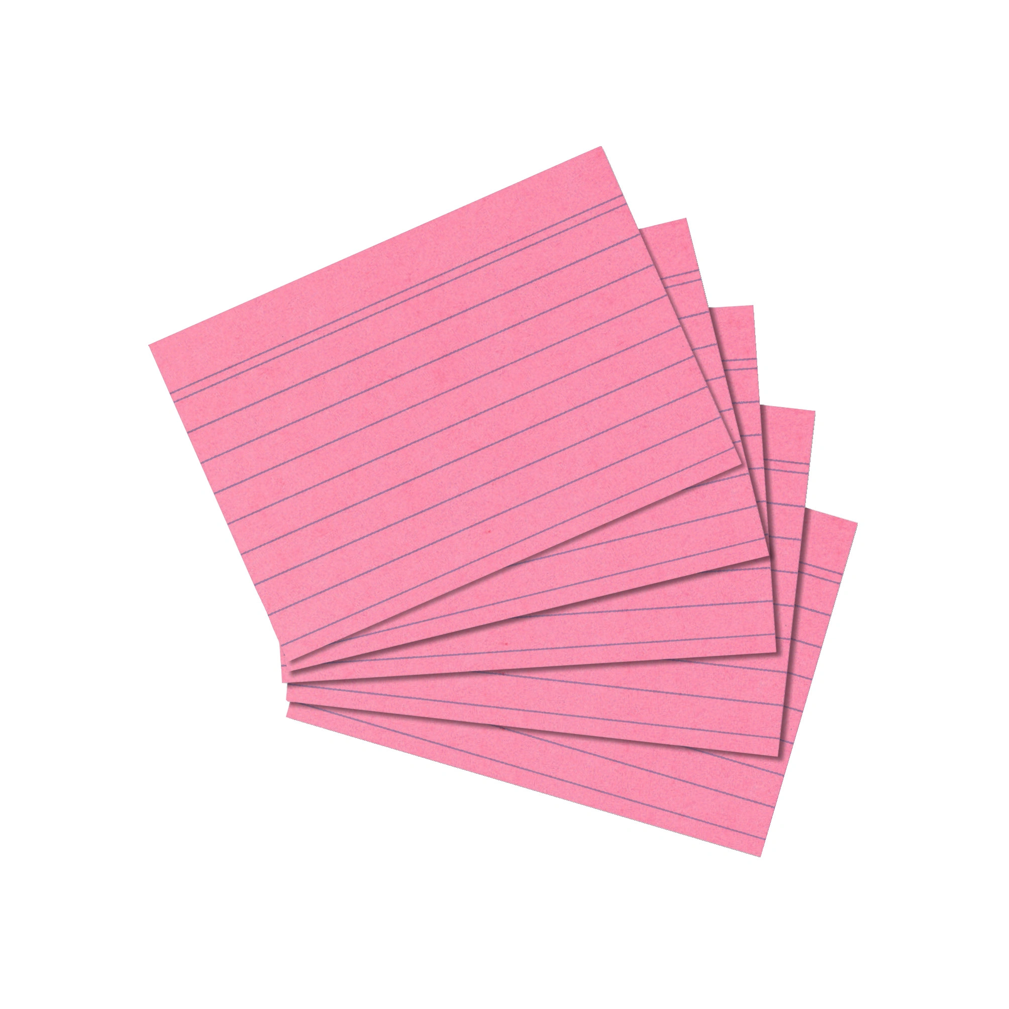 herlitz Karteikarten, DIN A7, liniert, rosa (EAN: 4008110309217)