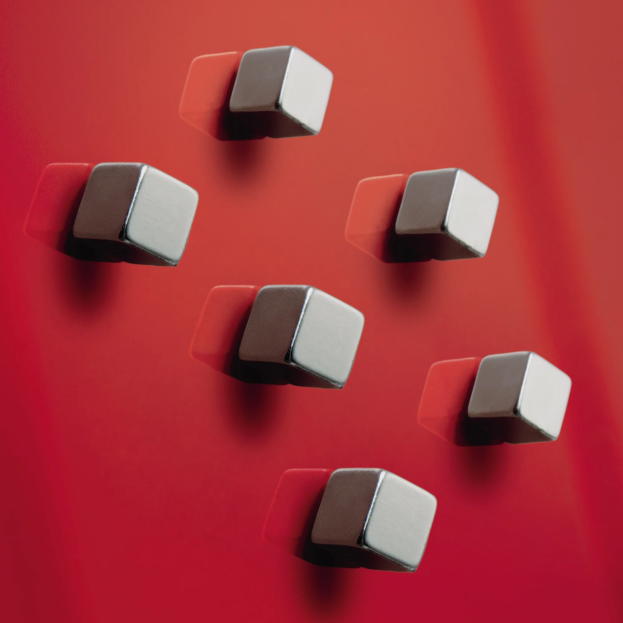 sigel Neodym-Würfelmagnet "Strong" C5, 6er Set, silber (EAN: 4004360800658)