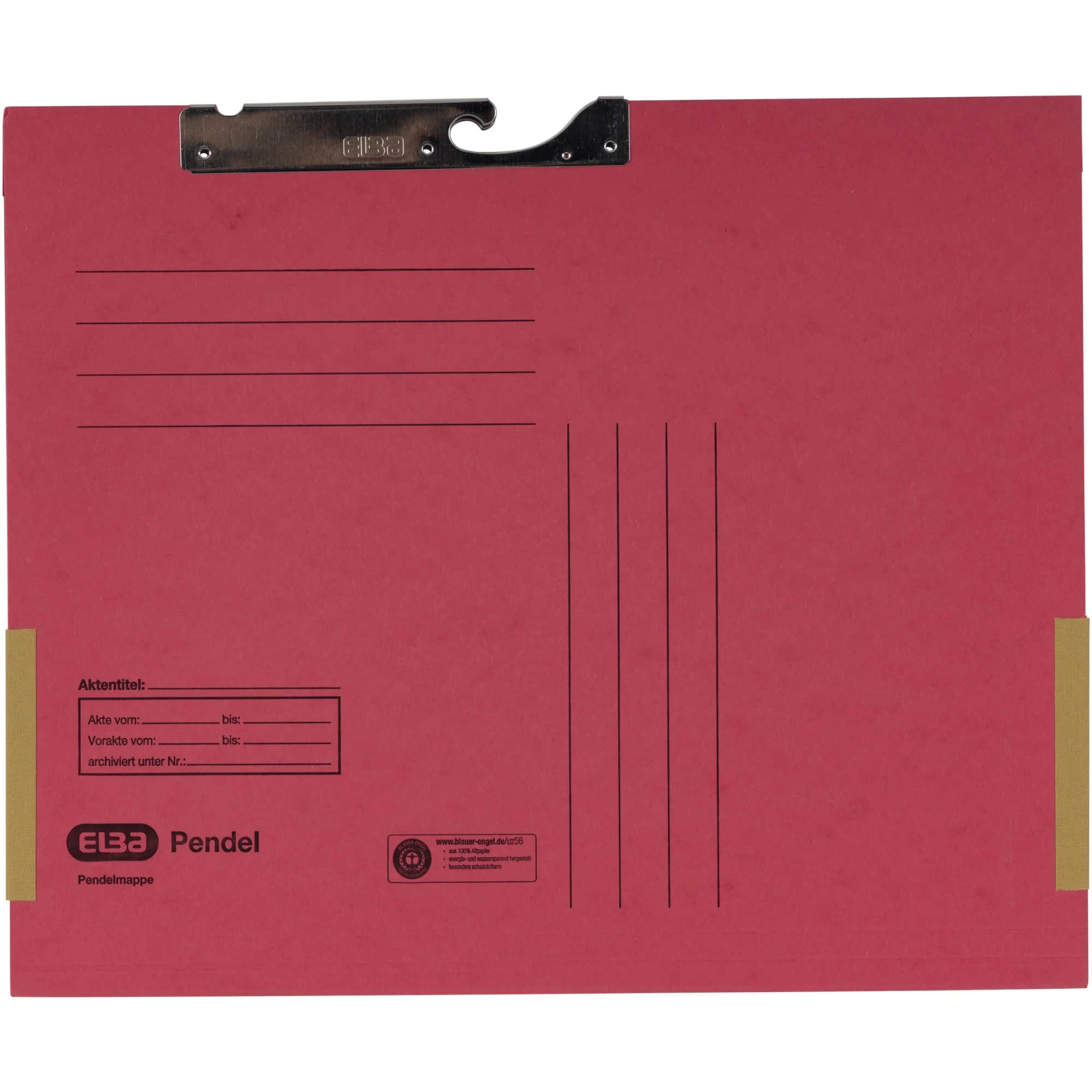 ELBA Pendeltasche, DIN A4, mit Kartonfröschen, rot (EAN: 4002030911031)