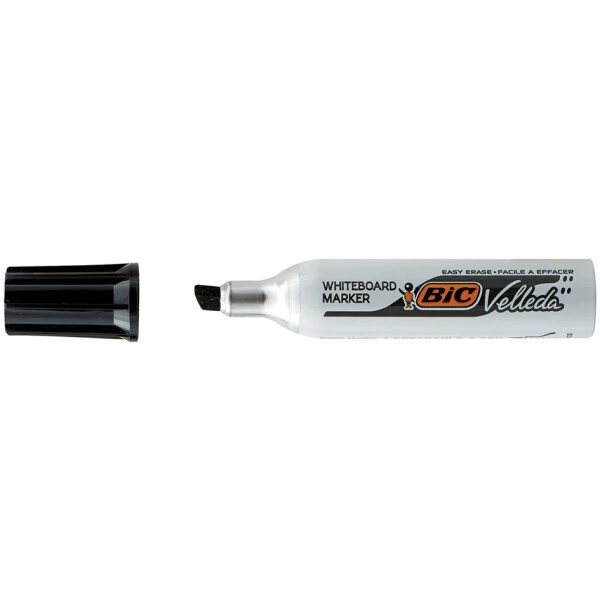 BIC Whiteboard-Marker Velleda 1781, Keilspitze, schwarz (EAN: 3086121781094)