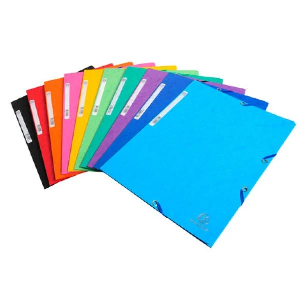 EXACOMPTA Eckspannermappe, DIN A4, Karton, farbig sortiert (EAN: 3130630555001)