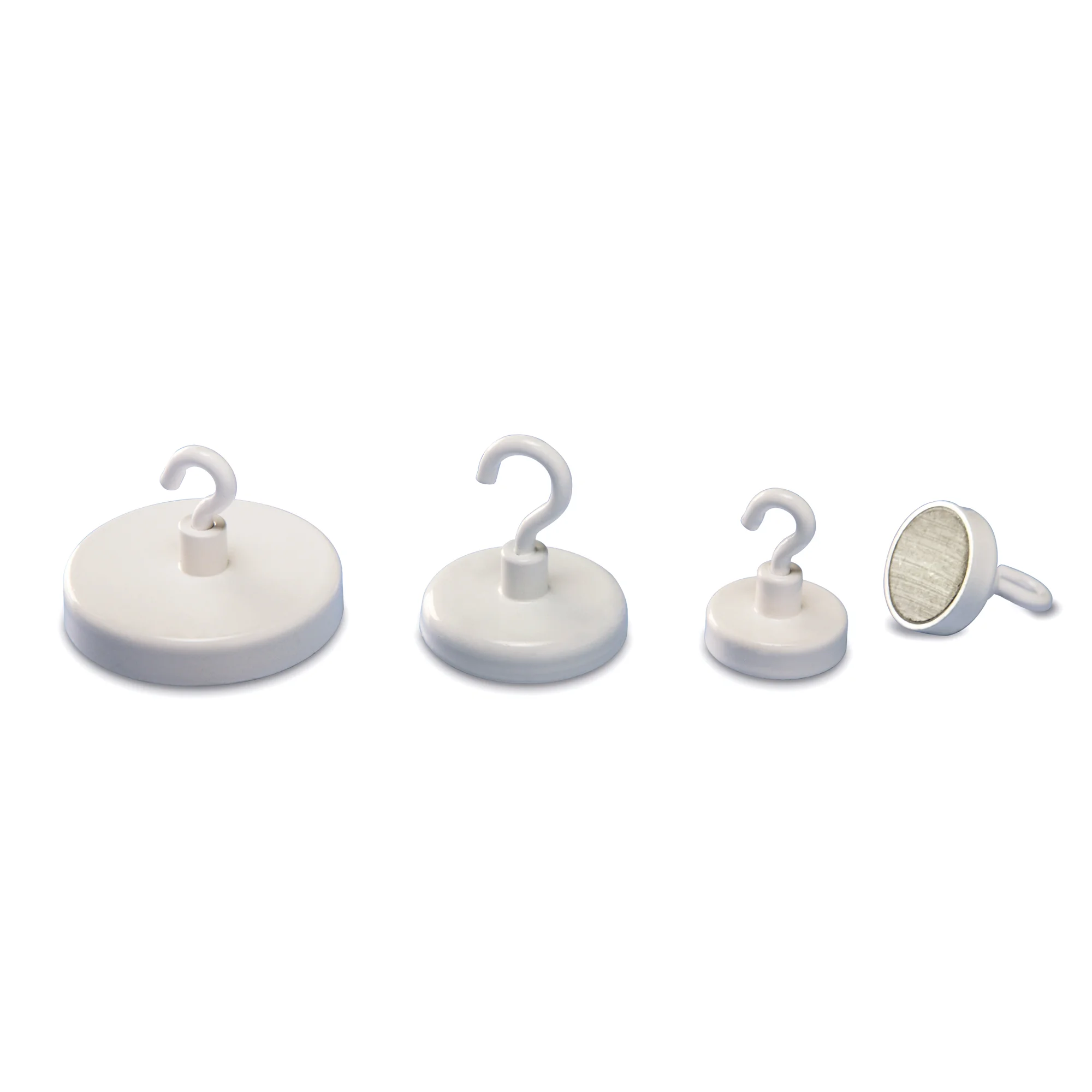 magnetoplan Hakenmagnet, weiß, Durchmesser: 36 mm (EAN: 4013695024912)