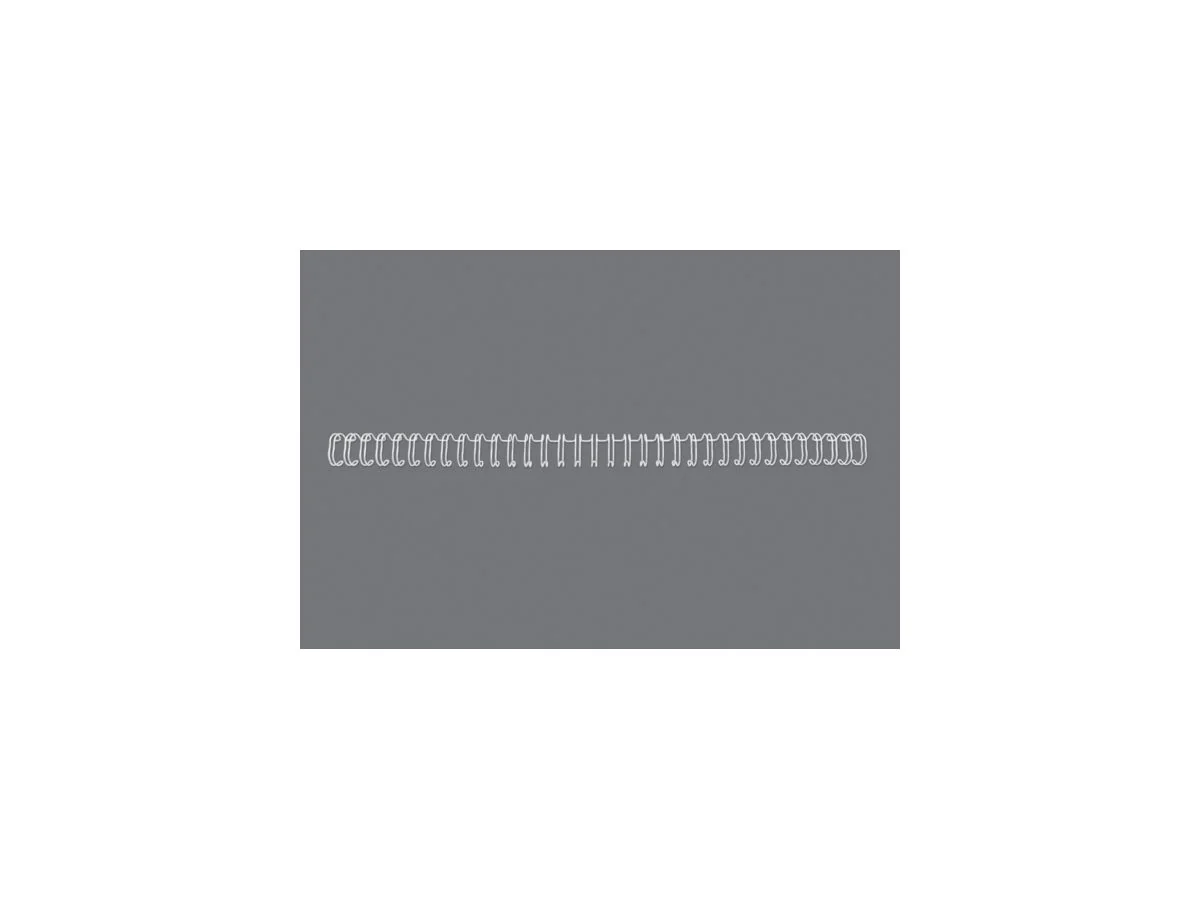 GBC Drahtbinderücken WireBind, A4, 34 Ringe, 14 mm, weiß (EAN: 5019577190477)
