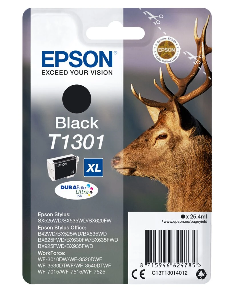 EPSON Tinte DURABrite für EPSON Stylus SX525WD, schwarz (EAN: 8715946624785)