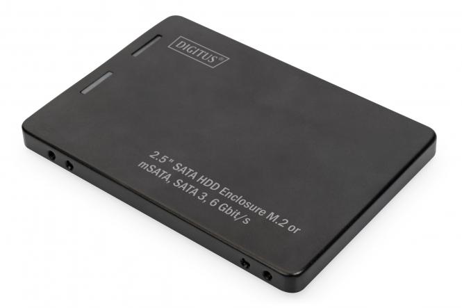DIGITUS 2,5" SATA Festplattenadapter M.2 oder mSATA (EAN: 4016032457688)