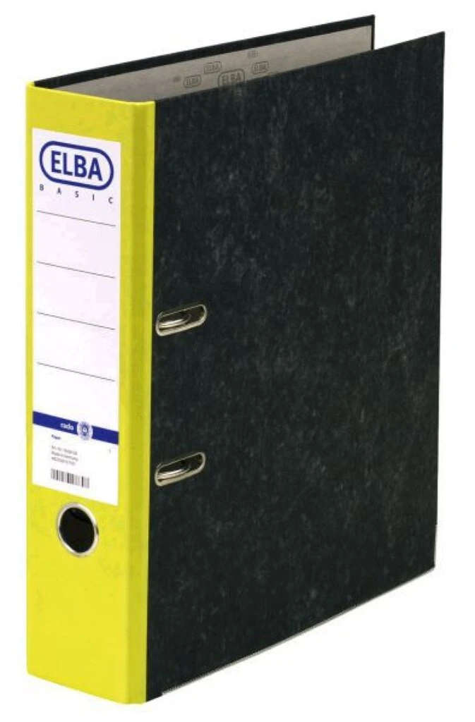 ELBA Ordner smart Original, Rückenbreite: 80 mm, gelb (EAN: 4002030137707)