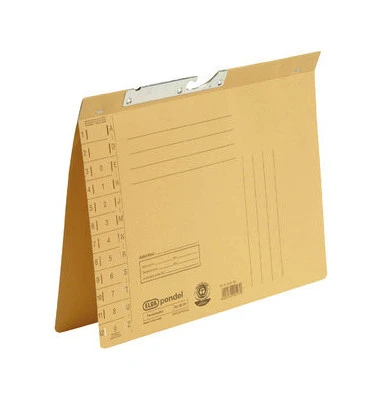 ELBA Pendelhefter, DIN A4, Manilakarton, 250 g/qm, gelb (EAN: 4002030901070)