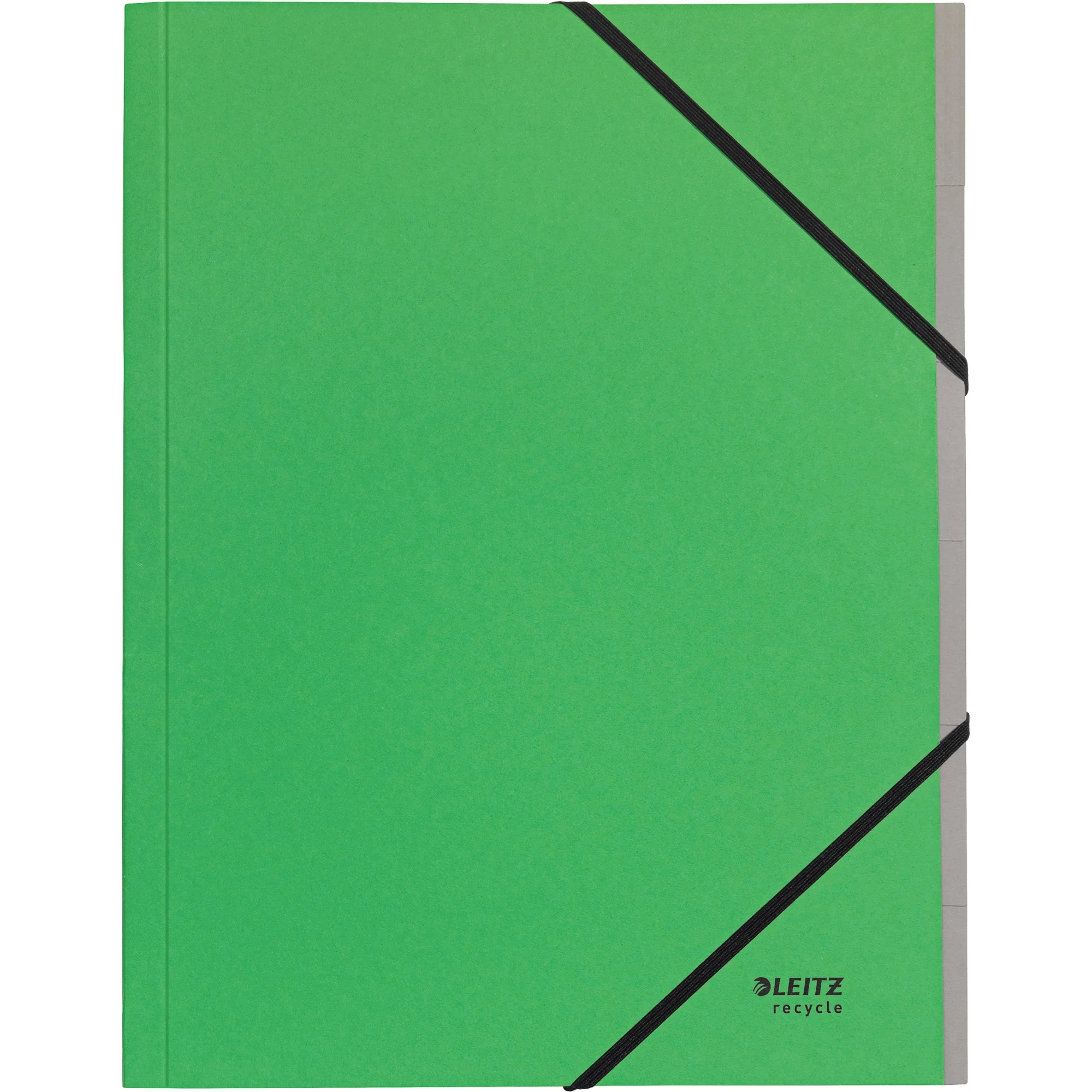 LEITZ Ordnungsmappe Recycle, DIN A4, Karton, 6 Fächer, grün (EAN: 4002432130818)