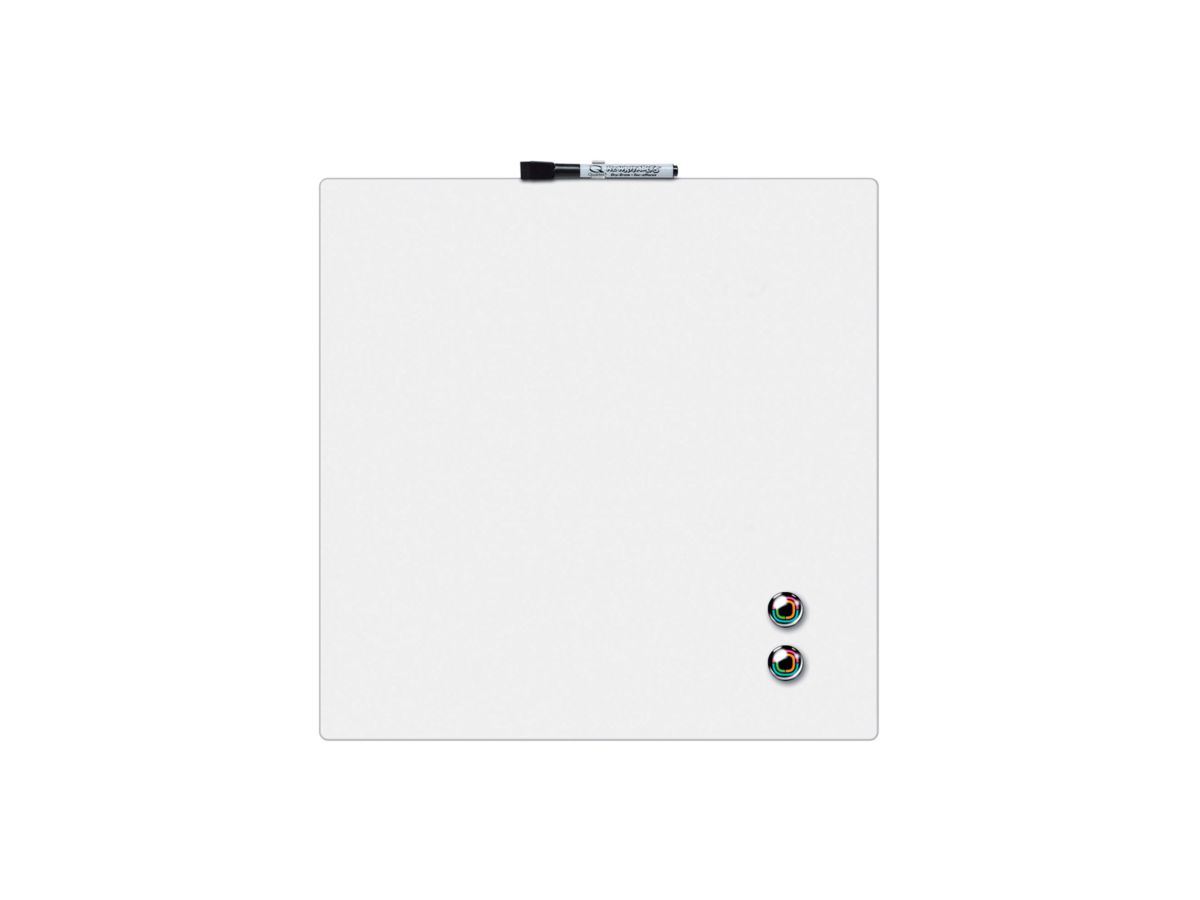 nobo Weißwandtafel, quadratisch, (B)360 x (H)360 mm, weiß (EAN: 5028252344883)