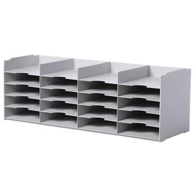 PAPERFLOW Sortierstation Formularbox, 20 Fächer, grau (EAN: 3660141030259)
